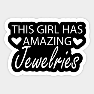 This girl has amazing jewelries w Sticker